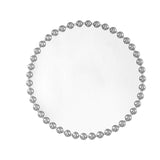 ZNTS Beaded Round Wall Mirror 36"D B03599275