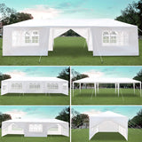 ZNTS 10x30 Gazebo Party Tent with 8 Side Walls W121556289