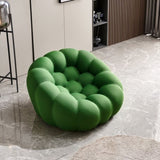 ZNTS 47'' Lazy Floor Sofa, Curved Bubble Chair, Oversized Single Bubble Sofa, Modern 3D Bubble Bean Bag W1765115458