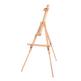 ZNTS W07E Imported Beech Large Triangle Easel Display Stand 04708396