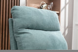 ZNTS JiaDa Upholstered Swivel Glider.Rocking Chair for Nursery in Light Blue.Modern Style One Left Bag W150868122