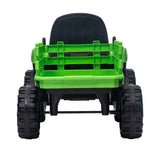 ZNTS Ride on Tractor with Trailer,12V Battery Powered Electric Tractor Toy w/Remote Control,electric car W1396104249