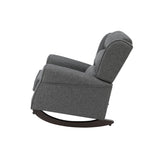 ZNTS ACME Fabien Rocking Chair, Gray Fabric AC02183