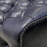 ZNTS Lance Full Genuine Leather Swivel Ottoman W98271026