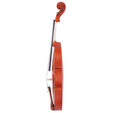 ZNTS GV101 4/4 Acoustic Matt Violin Case Bow Rosin Strings Shoulder Rest 42402082