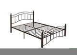 ZNTS King Size Metal Bed Frame with Headboard and Footboard Bronze W31181460