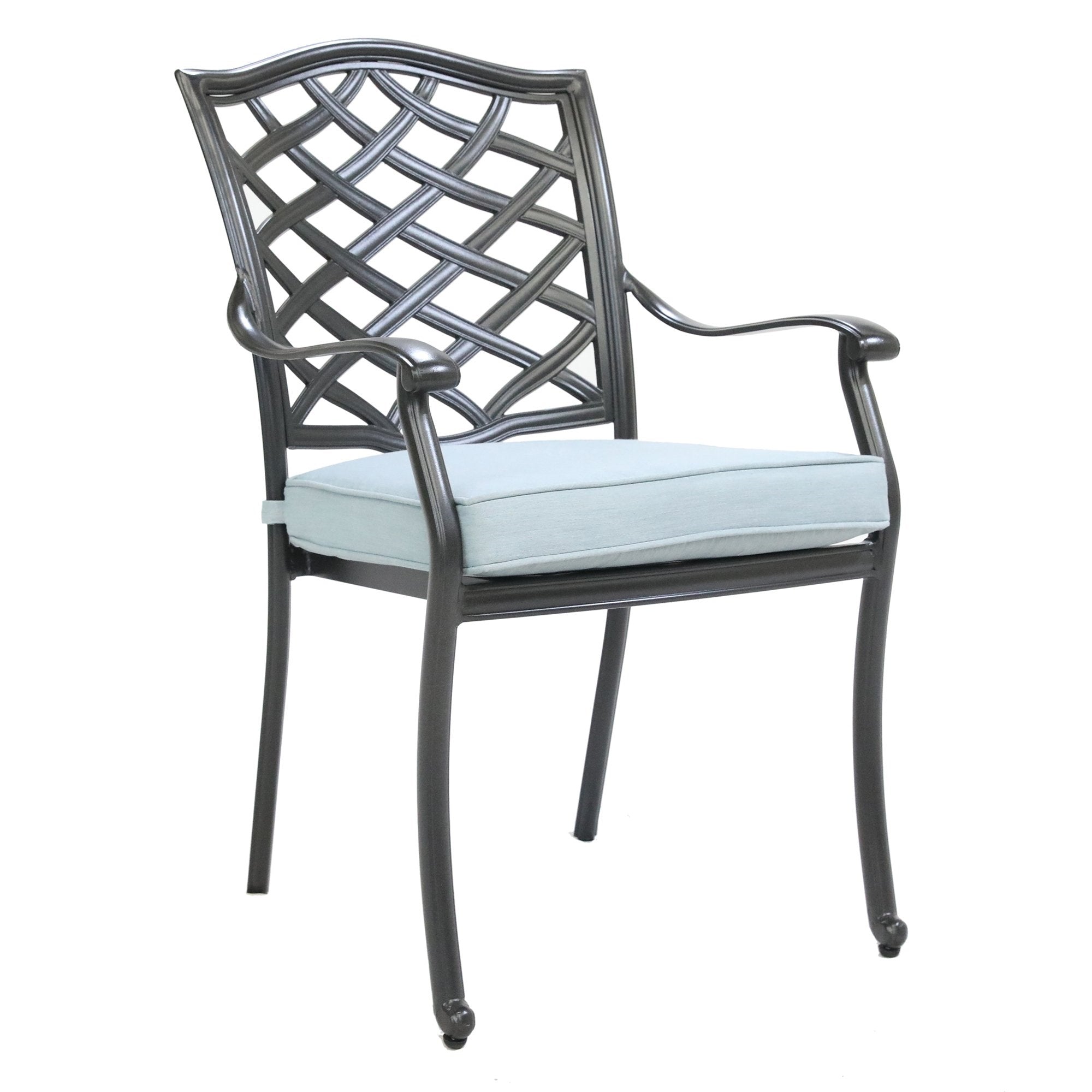 ZNTS Dining Arm Chair, Blue, Set of 2 ABQ-ALT-LD15727-1-YB15063