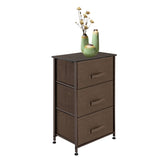 ZNTS 3-Tier Dresser Drawer, Storage Unit with 3 Easy Pull Fabric Drawers and Metal Frame, Wooden 43484601