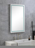 ZNTS LED Bathroom Mirror with Lights, 40×24 Inch Smart Vanity Mirrors,Lighted Wall Mounted Anti-Fog W92850135