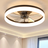ZNTS Ceiling Fan with Lights Dimmable LED W1340103789