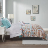 ZNTS Boho Comforter Set with Bed Sheets B03595869