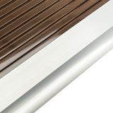 ZNTS 200 x 96 Household Application Door & Window Awnings Brown Board & Black Holder 82632470