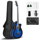 ZNTS GMB101 4 string Electric Acoustic Bass Guitar w/ 4-Band Equalizer 64552298