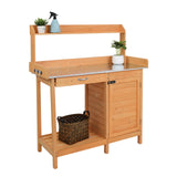 ZNTS Garden Workbench With Drawers And Cabinets 11944963