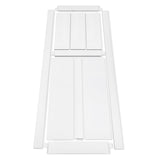 ZNTS CRAZY ELF 36" x 80" "T" Style Real Primed Door Slab, DIY Panel Door, Modern Interior Barn Door, W936104308
