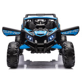 ZNTS 12V Ride On Car with Remote Control,UTV ride on for kid,3-Point Safety Harness, Music Player W1396126989