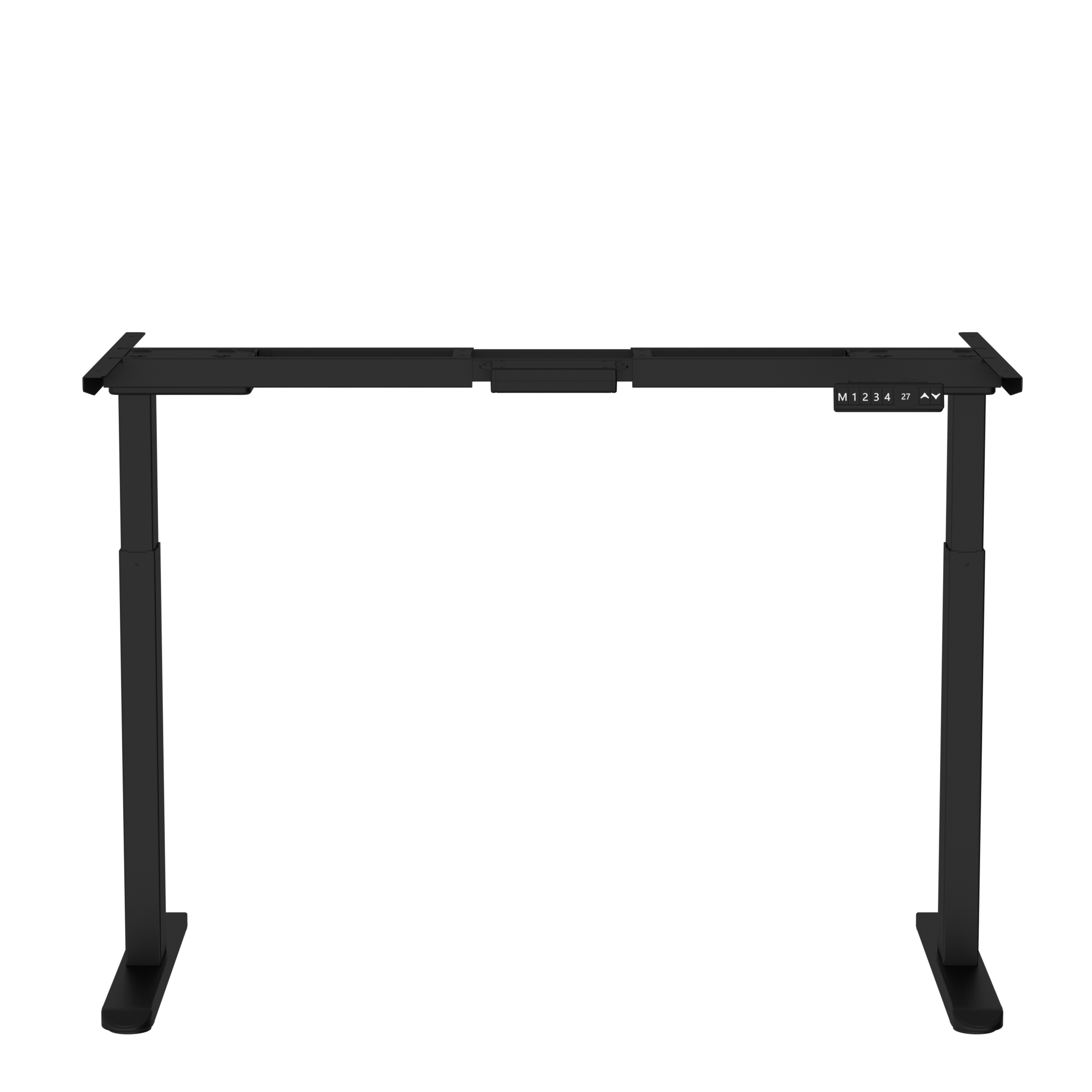 ZNTS Electric Stand up Desk Frame - Height Adjustable Table Legs Sit Stand Desk Frame Up to Ergonomic W141165421