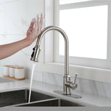 ZNTS Touch Kitchen Faucet with Pull Down Sprayer W92851557