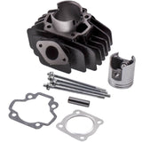 ZNTS Big Bore Kit Cylinder Piston Kit Top End Head For Yamaha PW50 QT 50 60cc 81-2009 13270531