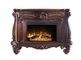 ZNTS ACME Versailles FIREPLACE Cherry Oak Finish AC01315