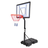 ZNTS HY-B064S Portable Movable Swimming Pool PVC Transparent Backboard Basketball Stand 91694053