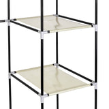 ZNTS 67" Portable Closet Organizer Wardrobe Storage Organizer with 10 Shelves Quick and Easy to Assemble 79846225