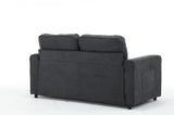 ZNTS 3 Fold Sofa,Convertible Futon Couch sleeper sofabed,Space saving loveseat,Pull Out Couch Bed for W1628118503