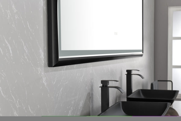 ZNTS 96in. W x 48 in. H LED Lighted Bathroom Wall Mounted Mirror with High Lumen+Anti-Fog Separately W1272102709