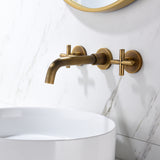 ZNTS Bathroom Faucet Wall Mounted Bathroom Sink Faucet-Archaize 52882513