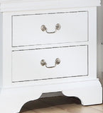 ZNTS Modern Bedroom Nightstand White Color Drawers Bed Side Table Plywood HSESF00F4715
