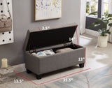 ZNTS Upholstered storage rectangular bench for Entryway Bench,Bedroom end of Bed bench foot of the W2082130343