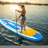 ZNTS inQracer 11'/10'6" Inflatable Stand Up Paddle Board with Free Premium SUP Accessories & Backpack W969126930