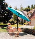 ZNTS Patio Outdoor Market Umbrella with Aluminum Auto Tilt and Crank 14439595