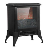 ZNTS SF512-14A 14 inch 1400w Freestanding Fireplace Fake Wood / Single Color / Heating Wire / One Rocker 02706015