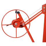 ZNTS Drywall Panel hoist Drywall Lift Rolling Panel Hoist Jack Lifter 16ft Red Color W465137159