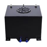 ZNTS 8 Gallon 30L Universal Aluminum Fuel Tank Oil Level Sensor Black 26130826