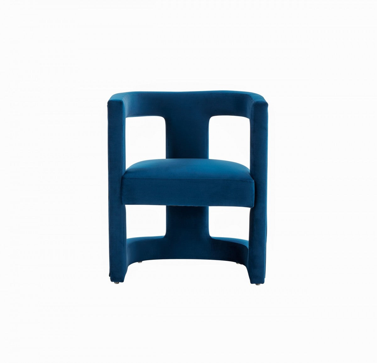 ZNTS Modrest Kendra Modern Blue Fabric Accent Chair B04961577