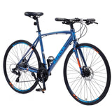 ZNTS 24 Speed Hybrid bike Disc Brake 700C Road Bike For men women's City Bicycle W1019112675