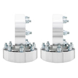 ZNTS 2pcs Professional Hub Centric Wheel Adapters for Dodge Ram 2500/3500 Ford F-250/F-350 Silver 13930291