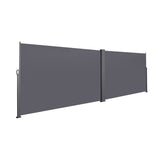 ZNTS 276" x 71''Retractable Side Awning, Waterproof & UV-Resistant, Privacy Screen Divider Roll Up W419P143092