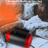 ZNTS Bed Jet Portable Space Heater, Indoor Bed Heater Blanket Heater, 3 Second Fast Heating 1200W, Heater W1134106200