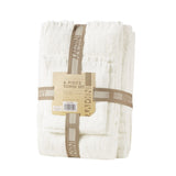 ZNTS Cotton Dobby Slub 6 Piece Towel Set B03596684