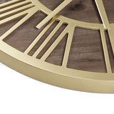 ZNTS 23.6" Wood Wall Clock B03598872