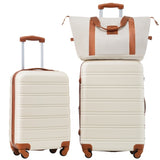 ZNTS Hardshell Luggage Sets 2Pcs + Bag Spinner Suitcase with TSA Lock Lightweight 20