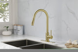 ZNTS Kitchen Faucet with Pull Down Sprayer W928104203