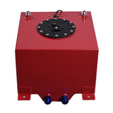 ZNTS 5 Gallon 20L Universal Aluminum Fuel Tank Oil Level Sensor Red 50924761