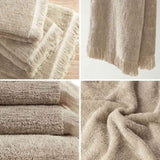 ZNTS Cotton Dobby Slub 6 Piece Towel Set B03596681