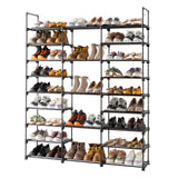 ZNTS 9 Tiers Shoe Rack Storage Organizer Shoe Shelf Organizer for Entryway Holds 50-55 Pairs Shoe, 41157133