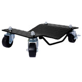 ZNTS Car Dolly, Heavy Duty Wheel Dolly,4 Tire Wheel Dolly Car Stakes 6000lbs Capacity,Black W465136667