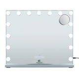 ZNTS Makeup Mirror With 15pcs LED Light Music Speaker Tabletop Or Wall Mounted 64880993